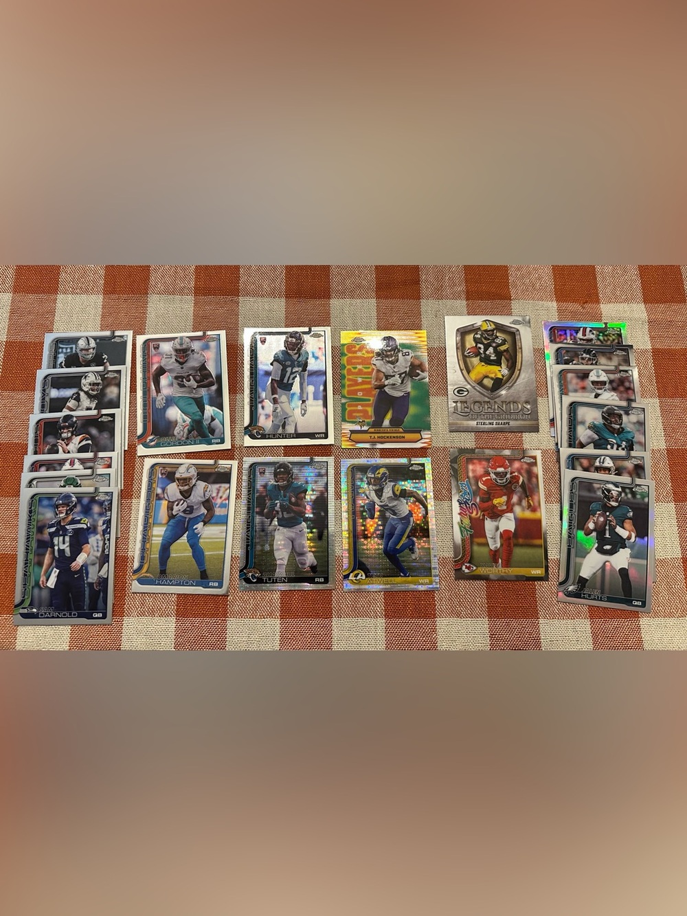 2025 -20 Topps Chrome Football Card Lot Rookies Inserts Parallels NFL